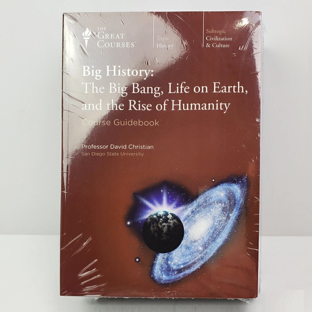 Great Courses Big History Big Bang Life on Earth Rise Humanity DVD Set Guidebook